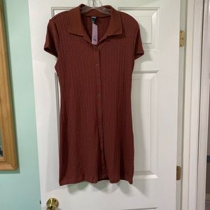 Wild fable woman’s short sleeve bodycon polo dress